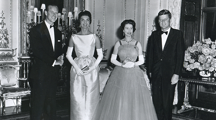 jackie kennedy queen elizabeth ii h