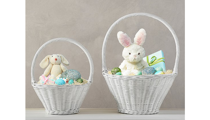 white sabrina easter basket