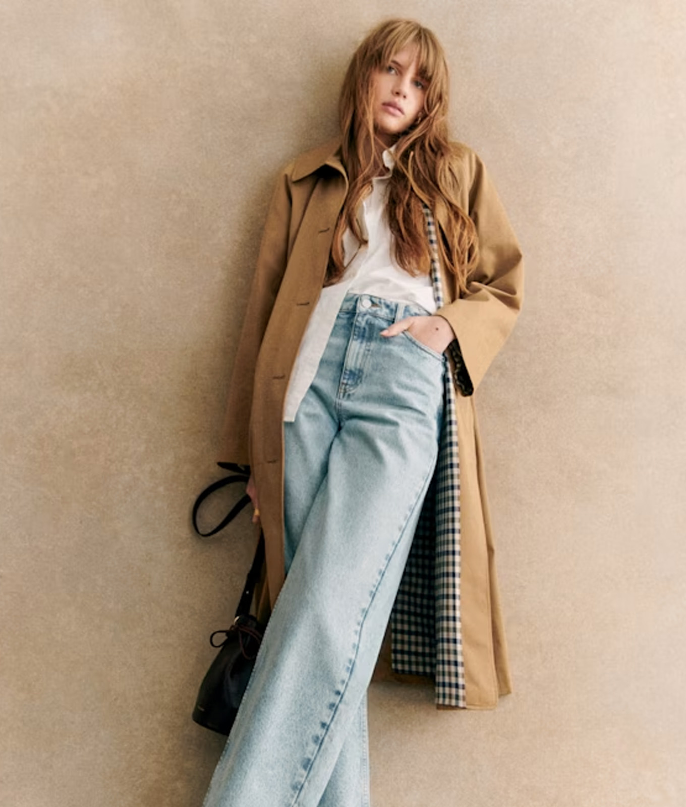 raincoats everyone in london is obsessed with Sezane Clyde Trench Coat