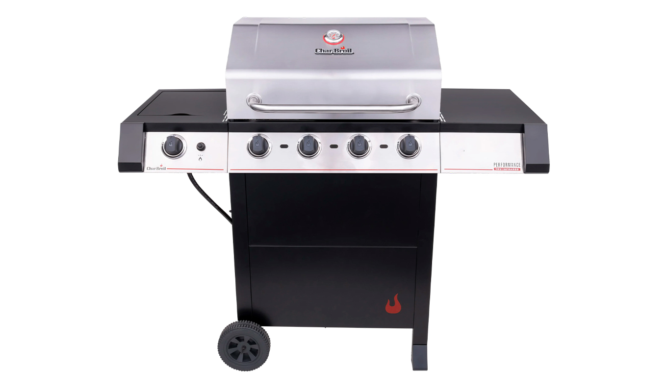 A close up of the grill.