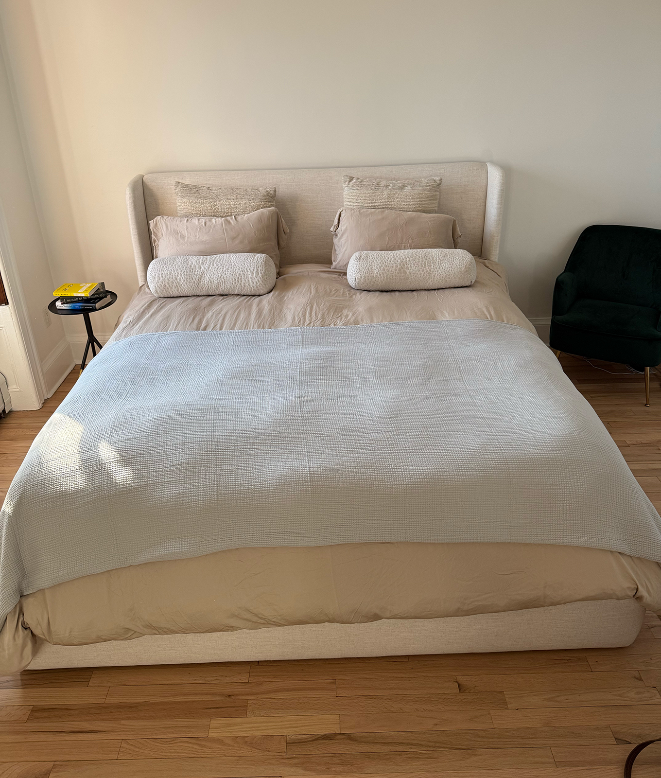 puffy monarch mattress review bed shot