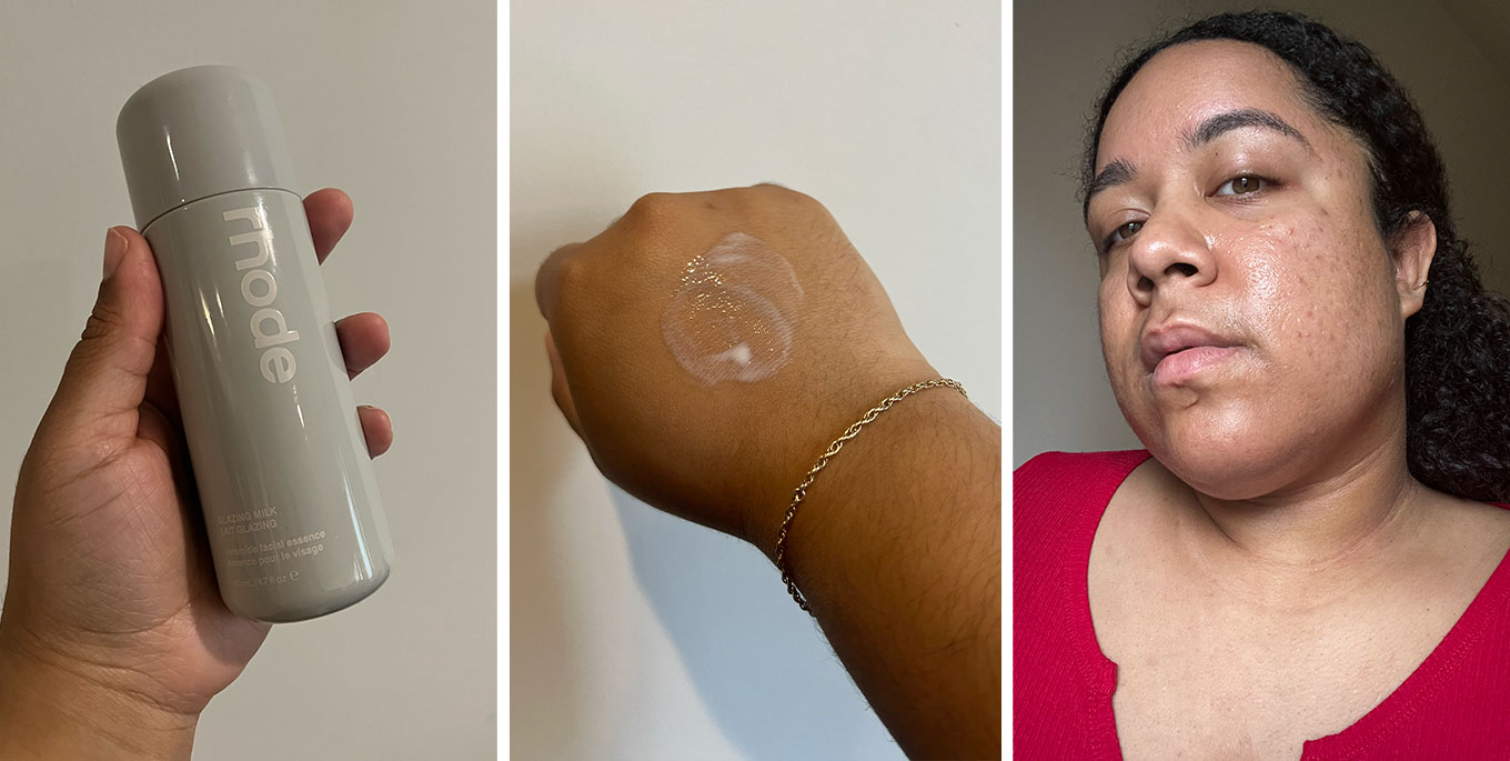 rhode beauty collection review glazing milk