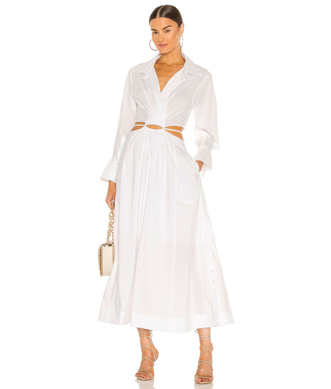simkhai long sleeve dress
