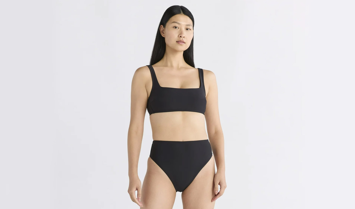 walmart summer fashion Free Assembly Bikini Top and High Waisted Bottoms